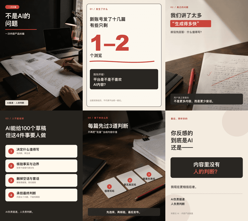 AI 之后仍需要人的判断内容样本总览